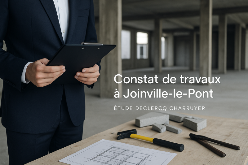 Abandon de chantier à Joinville le Pont, faites appel à un huissier de justice 