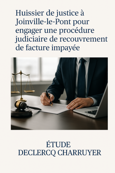 Factures impayées à Joinville le pont 94 
