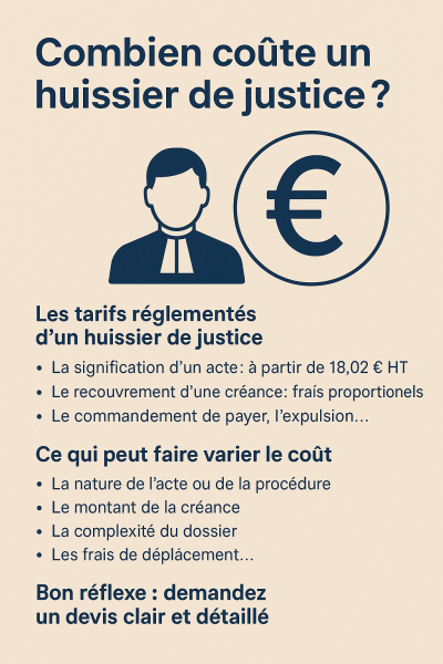 Tarif huissier saint maur des fossés 