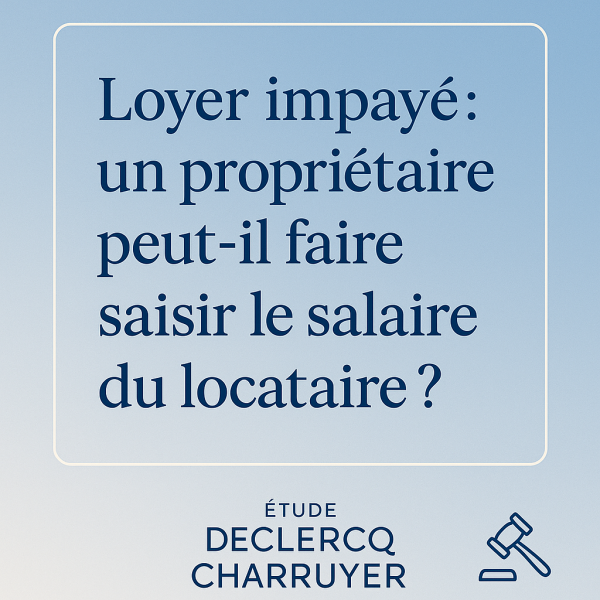 Saisie du salaire d'un locataire mauvais payeur à Saint Maur des Fossés 