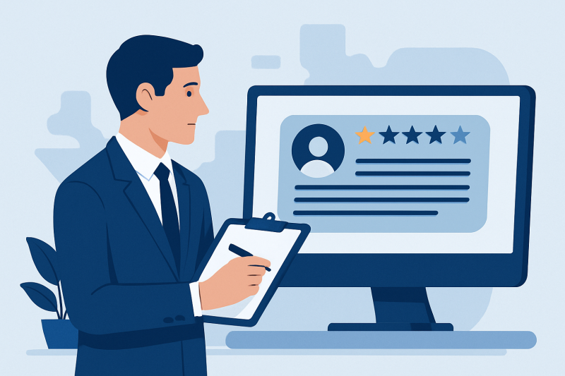 Constat diffamation faux avis internet 