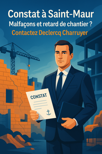 Constat travaux Saint Maur des fossés 