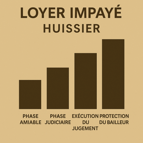 Loyer impayé huissier 