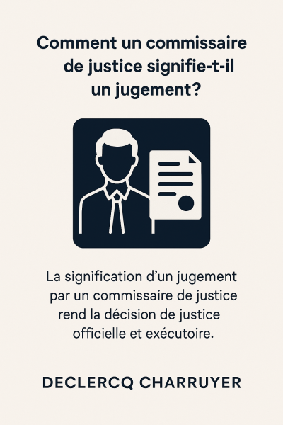 Signification par huissier de justice à Saint Maur des Fossés 94 