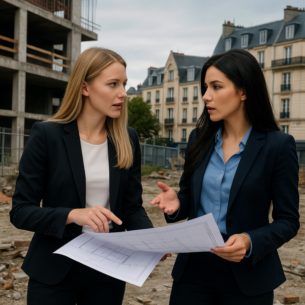 Constat abandon de chantier par un commissaire de justice et huissier de justice à Saint Maur des Fossés 94 