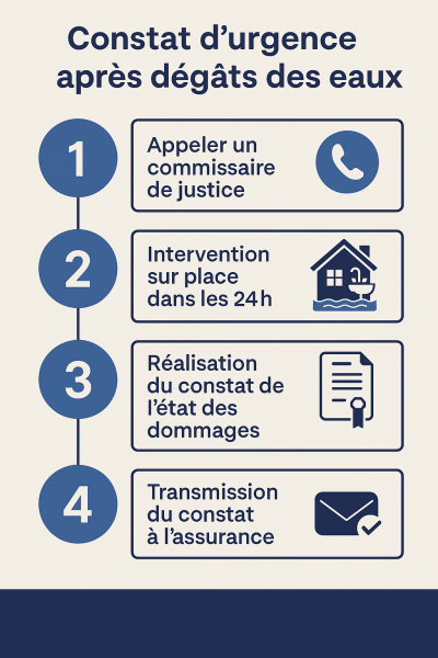 Constat de dégat des eaux en urgence à Saint Maur des Fossés et aux alentours 