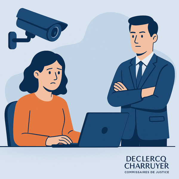 Mon employeur peut il me filmer ou m'enregistrer? Commissaires de justice à Saint Maur des fossés pour constat 