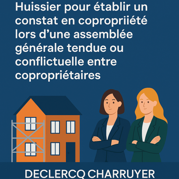 Commissaire de justice pour AG de copropriétaires 94