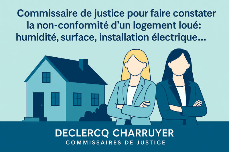 Commissaire de justice pour constat insalubrité logement saint maur des fossés 