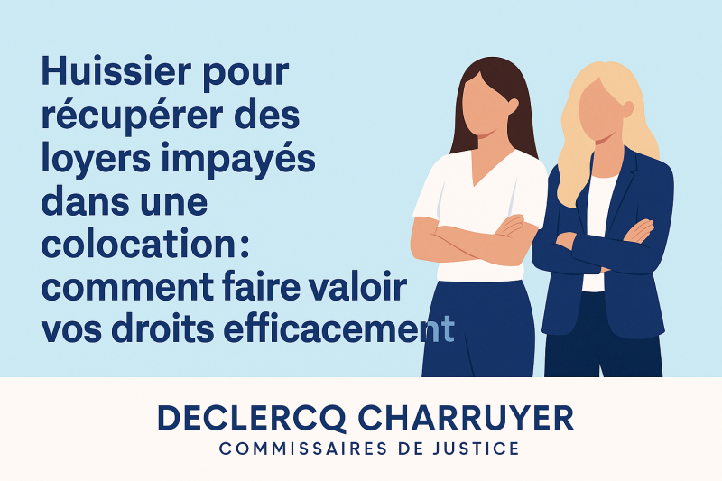 Loyer impayé colocation huissier saint maur des fossés 