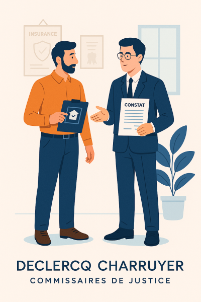 Constat d'huissier de justice expert d'assurance dans le Val de Marne 