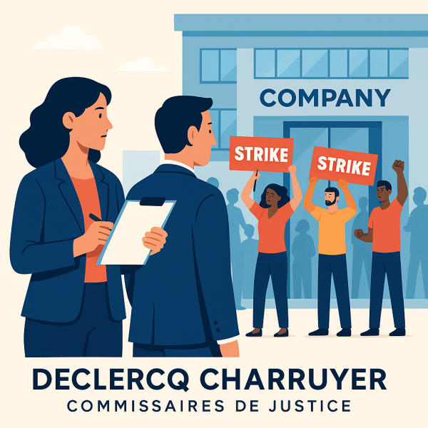 Huissier pour constat de grève basé à Montreuil et à Saint Maur des Fossés