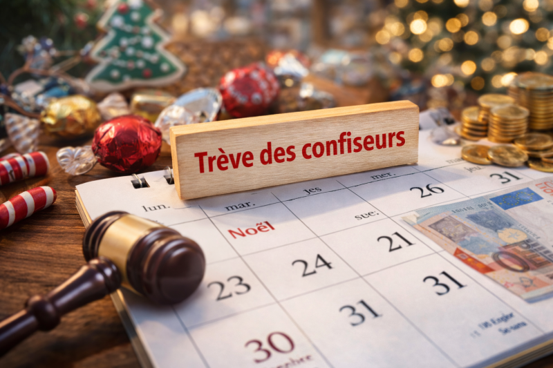 Trêve des confiseurs par un commissaire de justice de Saint Maur des Fossés la varenne 