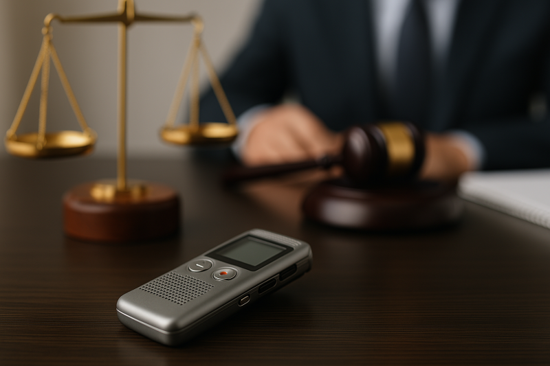 Huissier pour constater un enregistrement avec retranscription proche de Saint Maur 94100